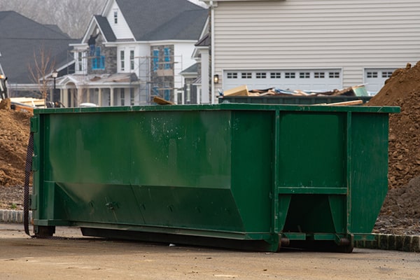 you can rent a construction dumpster for as long as you need it, whether it's just a few days or several weeks